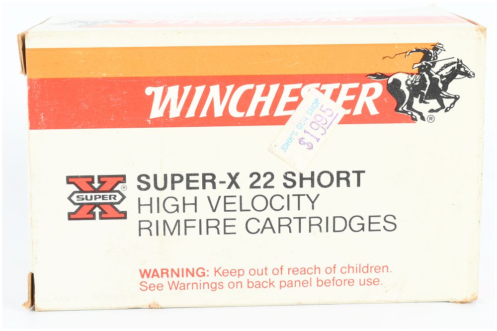 Lot 418: A Lot of 500 Winchester Super-X .22 Short Rimfire Ammunition