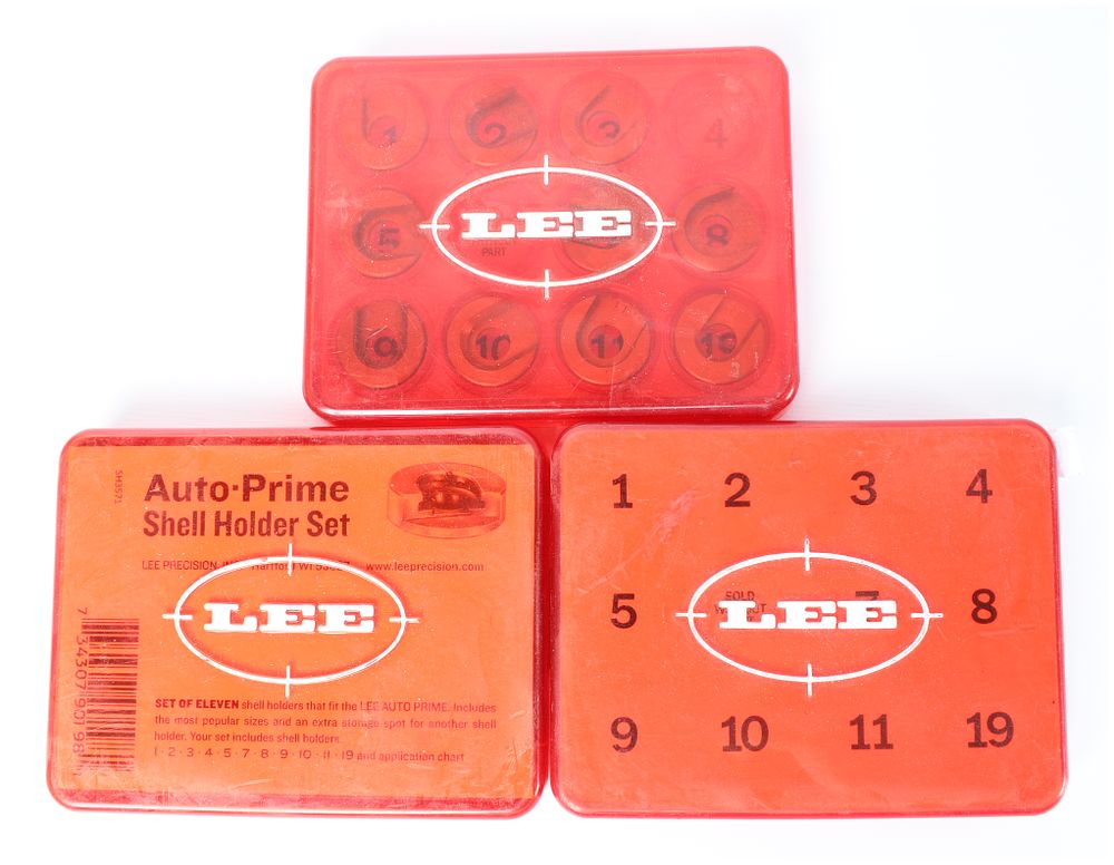 Lot 440: A Pair of Lee Precision Auto-Prime Shell Holder Sets