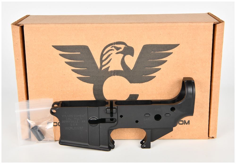 Lot 453: Wilson Combat Forged Mil-Spec AR-15 Semi-Automatic Lower Receiver Multi Caliber