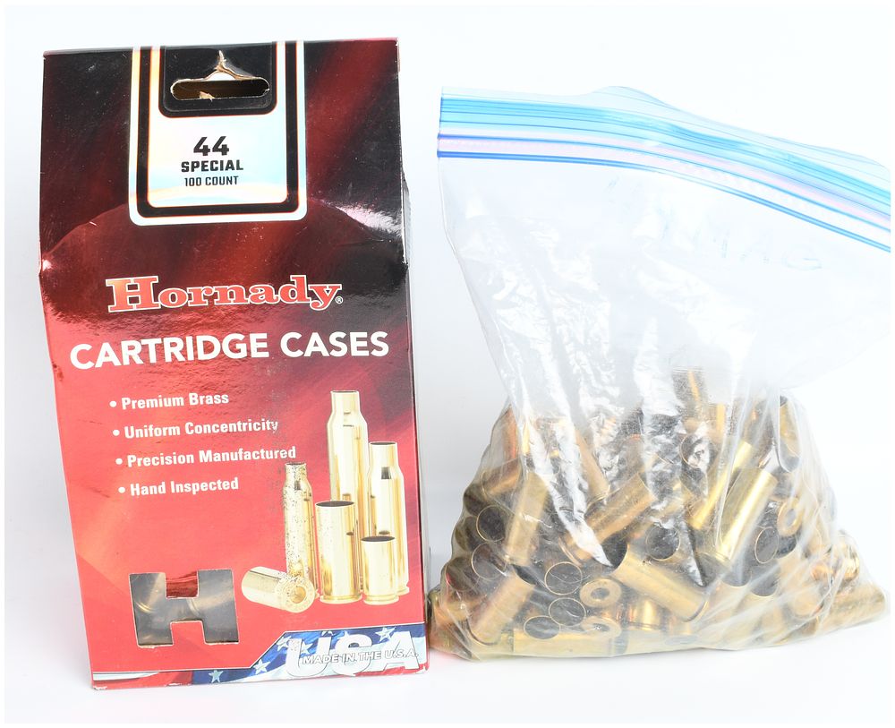 Lot 479: A Lot of 205 .44 Remington Magnum and .44 Special Empty Brass Casings