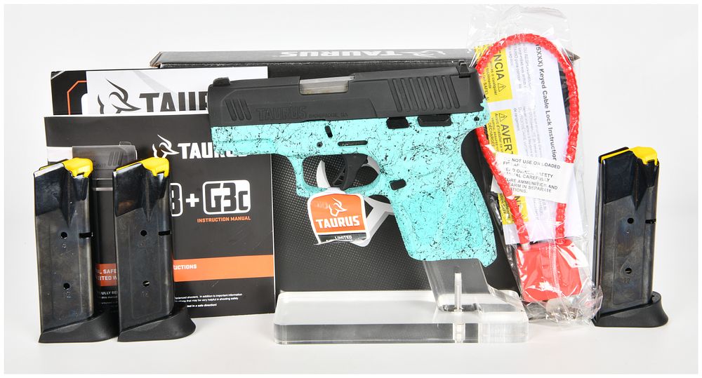Lot 480: Taurus G3c Semi-Automatic Pistol 9x19mm with 3.26 Inch Barrel