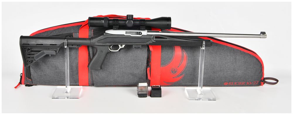 Lot 489: Ruger Model 10/22 Semi-Automatic Rifle .22 LR with 18.5 Inch Barrel
