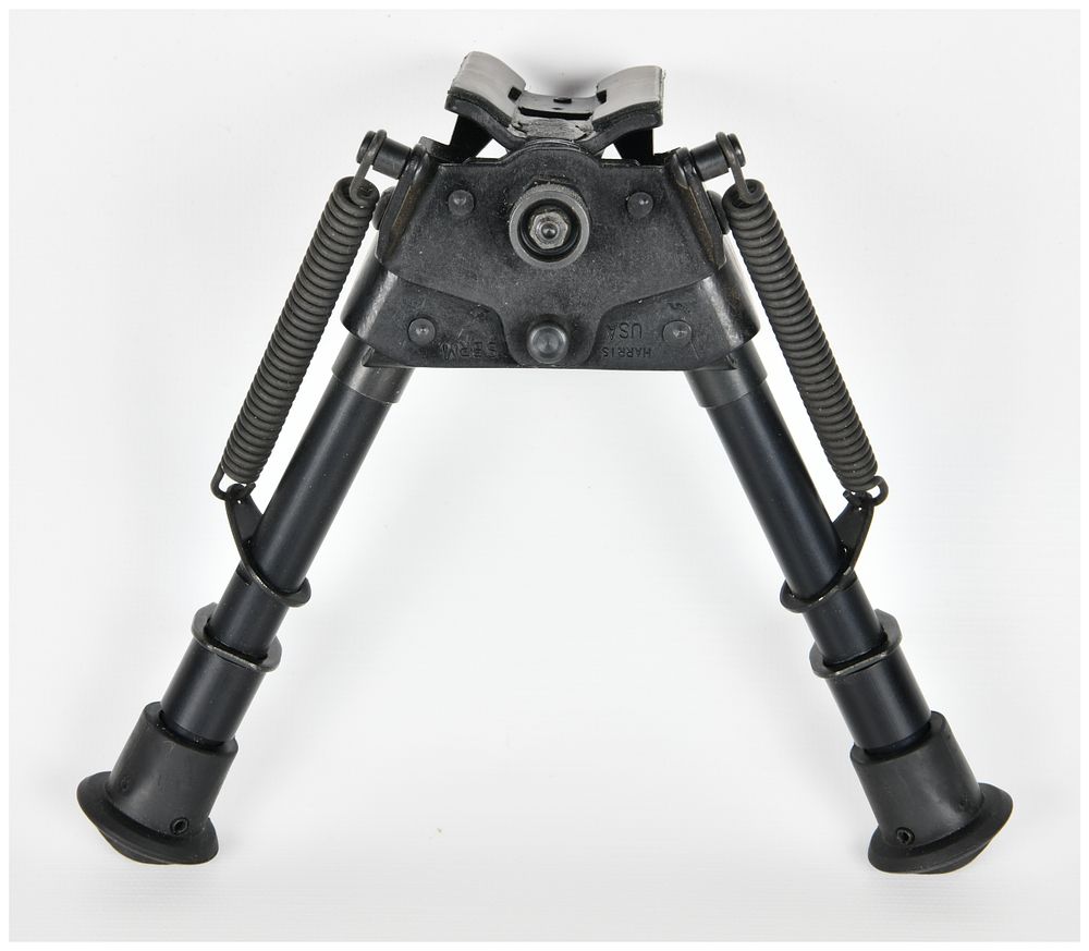Lot 503: Harris Engineering Model S-BRM Swiveling Notched-Leg Rifle Bipod