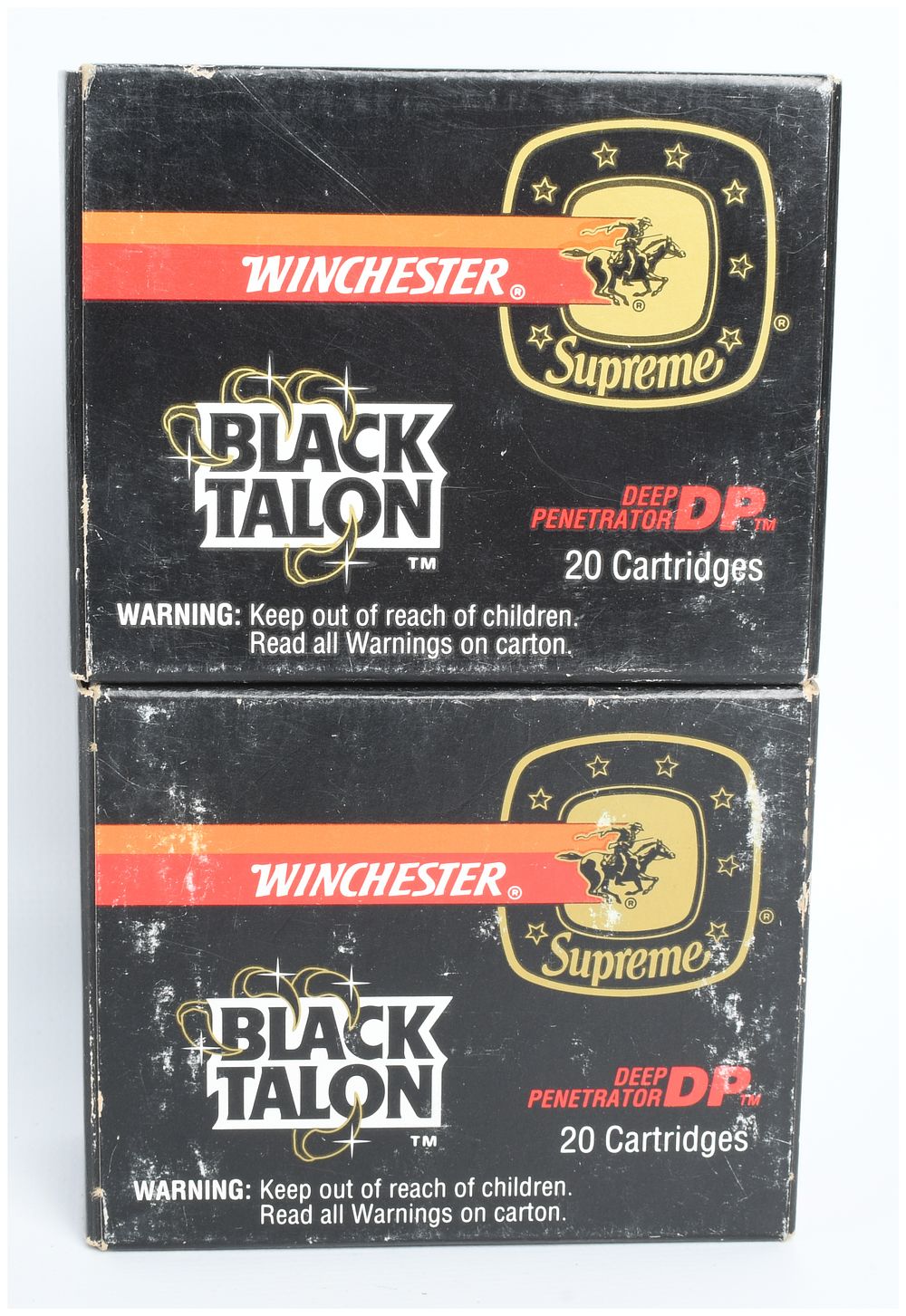 Lot 505: A Lot of 37 Rounds of Winchester Supreme Black Talon .45 Automatic Ammunition