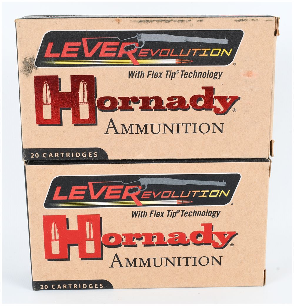 Lot 523: A Lot of 40 Hornady LEVERevolution 30-30 Win Ammunition 160 Grain FTX