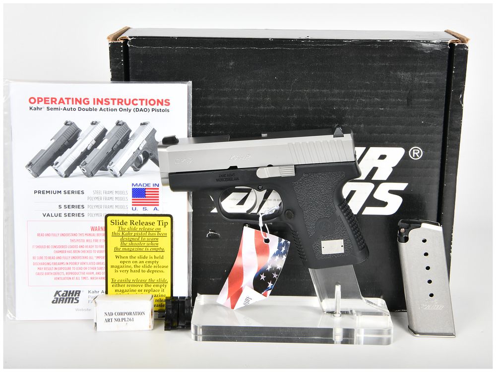 Lot 540: Kahr Arms CM9 Semi-Automatic Pistol 9x19mm with 3 Inch Barrel