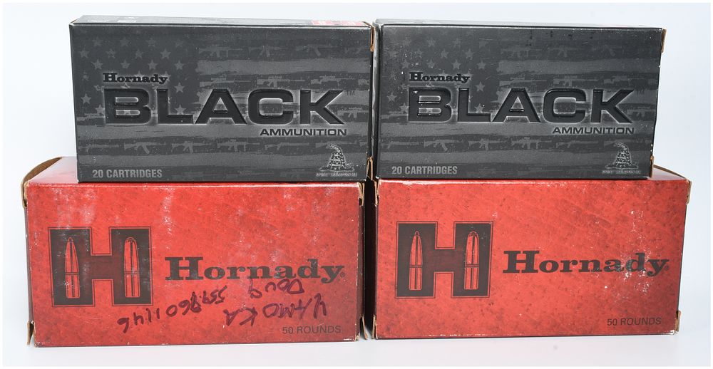 Lot 547: A Lot of 126 Rounds of Hornady BLACK and V-MAX 5.45x39mm Ammunition