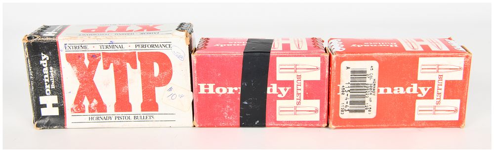 Lot 566: A Lot of Approximately 200 Hornady .45 Caliber Reloading Bullets