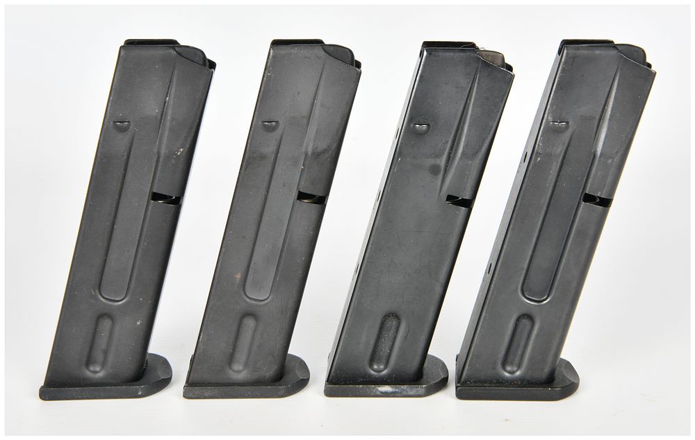 Lot 575: A Lot of 4 Beretta Model 84 Semi-Automatic Pistol Magazines .380 Auto