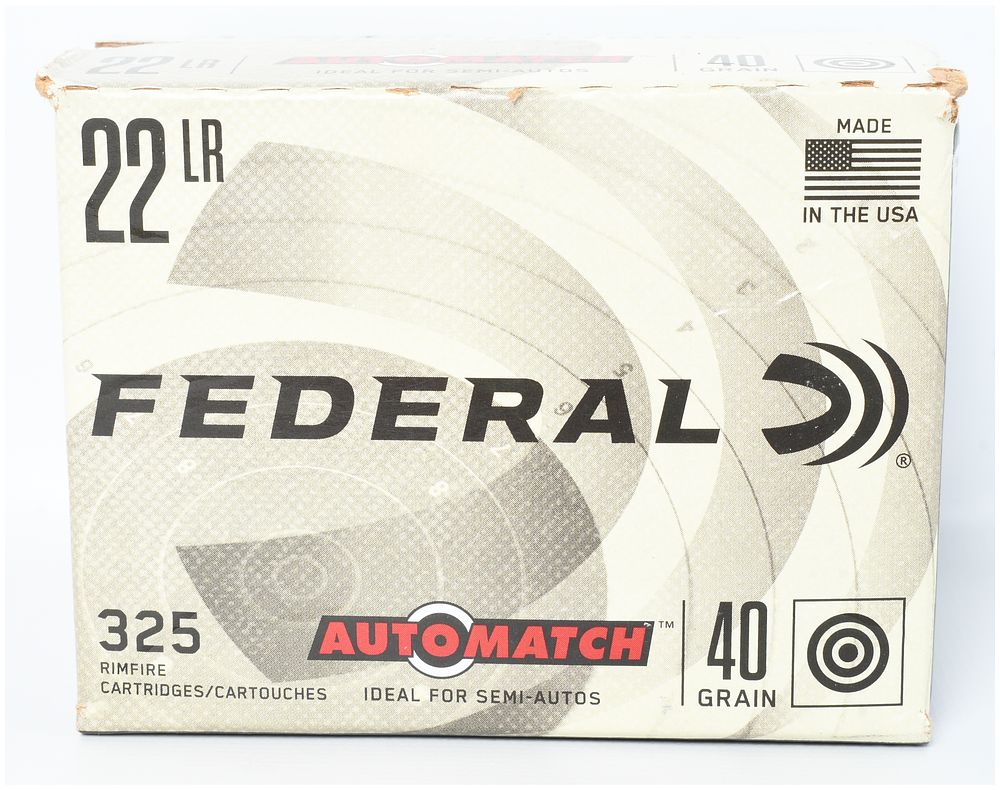 Lot 1012: Federal Champion AutoMatch Ammunition .22 Long Rifle