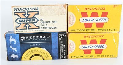 A Lot of 67 Winchester and Federal .300 Savage Centerfire Rifle Cartridges. This lot comprises 