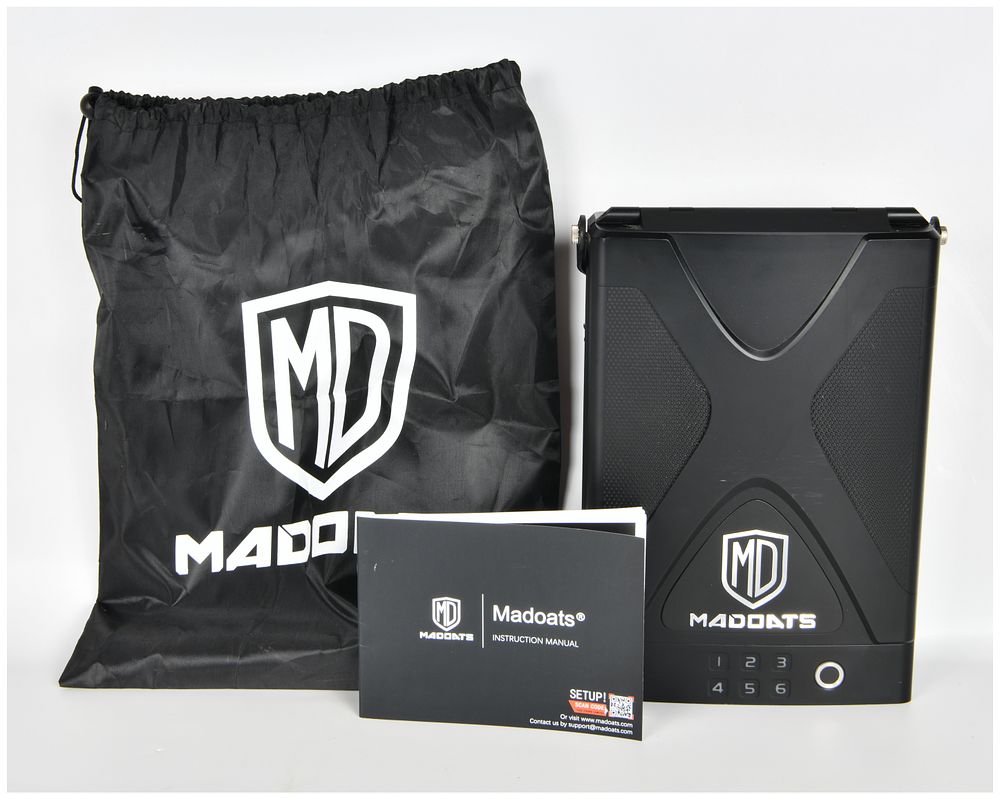 Lot 1052: Madoats Portable Biometric Gun Safe