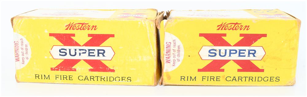 Lot 1057: A Lot of 700 Western Super-X Rimfire Ammunition .22 Long Rifle