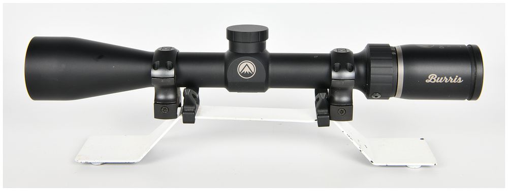 Lot 1067: Burris Droptine 3-9x40mm Rifle Scope with Two-Piece Mounting Rings