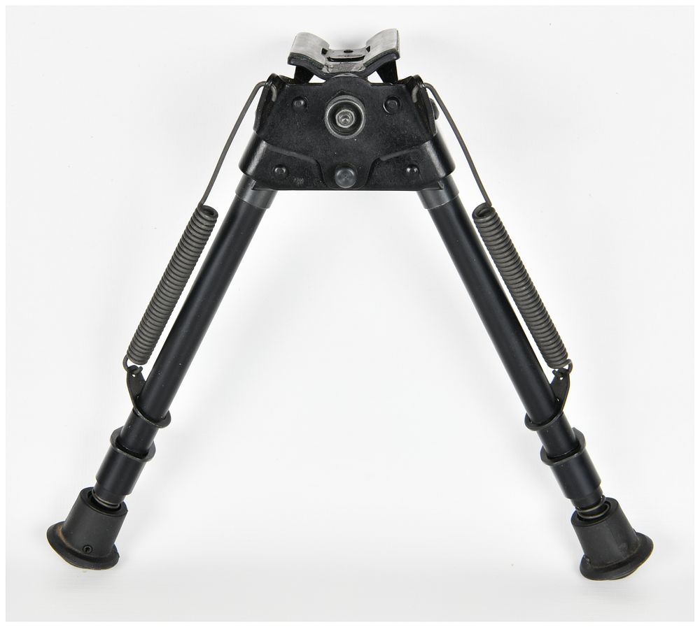 Lot 1082: Harris 1A2-LM Notched Leg Swivel Bipod 9 to 13 Inch
