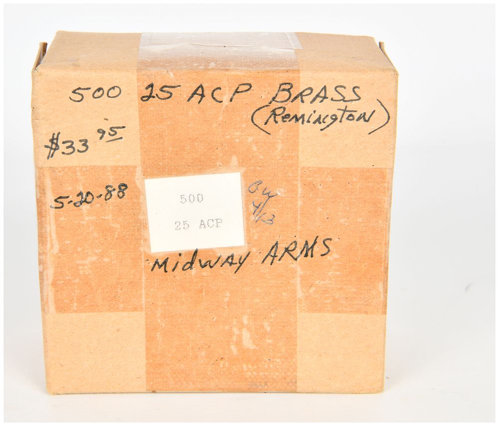 Lot 1085: A Lot of Approximately 500 Remington .25 ACP Unprimed Brass Casings