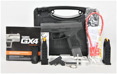 Taurus GX4 Semi-Automatic Pistol 9mm with 3.0 Inch Barrel. This Taurus GX4 is a striker-fired 