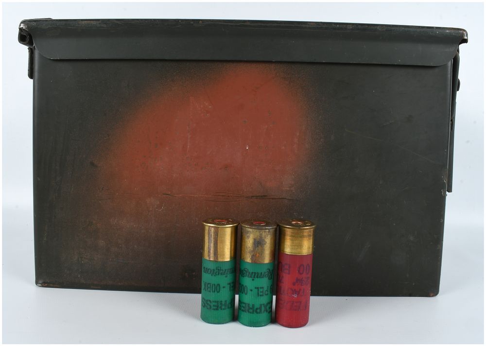 Lot 1141: A Lot of 115 Remington and Federal 12-Gauge Mixed Rifled Slugs and Buckshot Shells