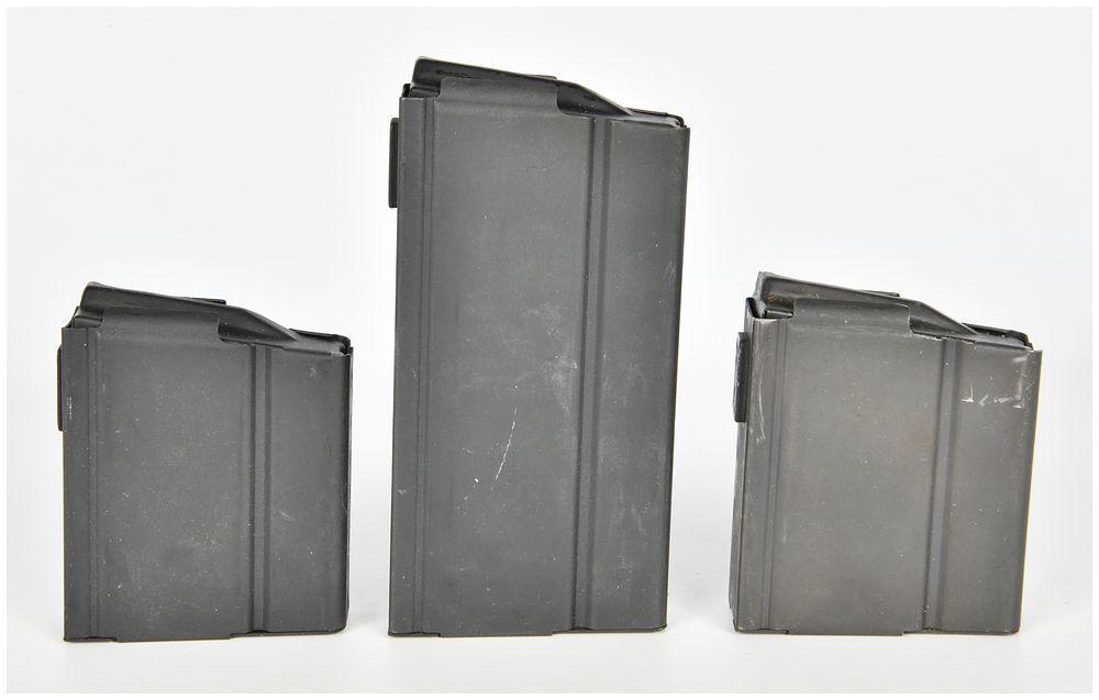 Lot 1142: Trio of Check-Mate Industries M14 and M1A Detachable Box Magazines .308 Winchester