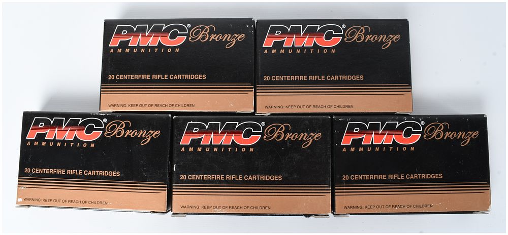 A Lot of 100 Rounds of PMC Bronze .223 Remington Ammunition. A lot of 100 rounds of PMC Bronze 