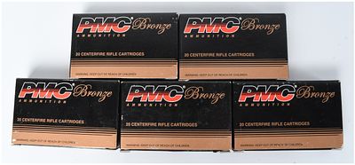 A Lot of 100 Rounds of PMC Bronze .223 Remington Ammunition. A lot of 100 rounds of PMC Bronze 