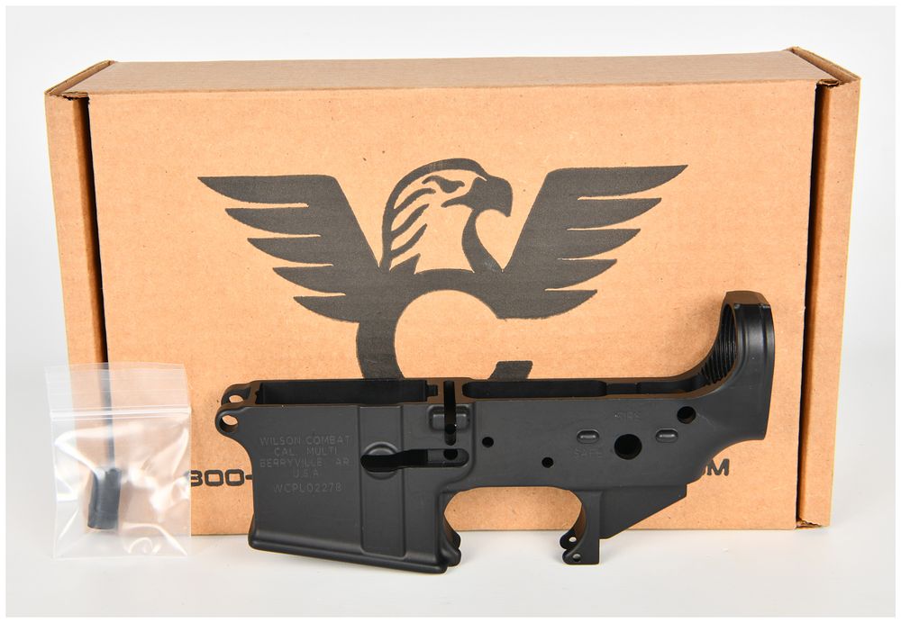Lot 1152: Wilson Combat Forged Mil-Spec AR-15 Stripped Lower Receiver Multi-Caliber