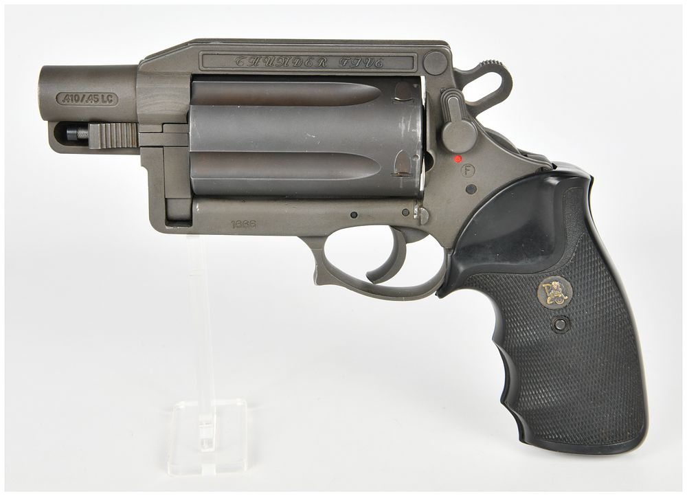 Lot 1173: MIL Inc. Thunder Five Double Action Revolver .410 Gauge/.45 Long Colt with 2 Inch Barrel