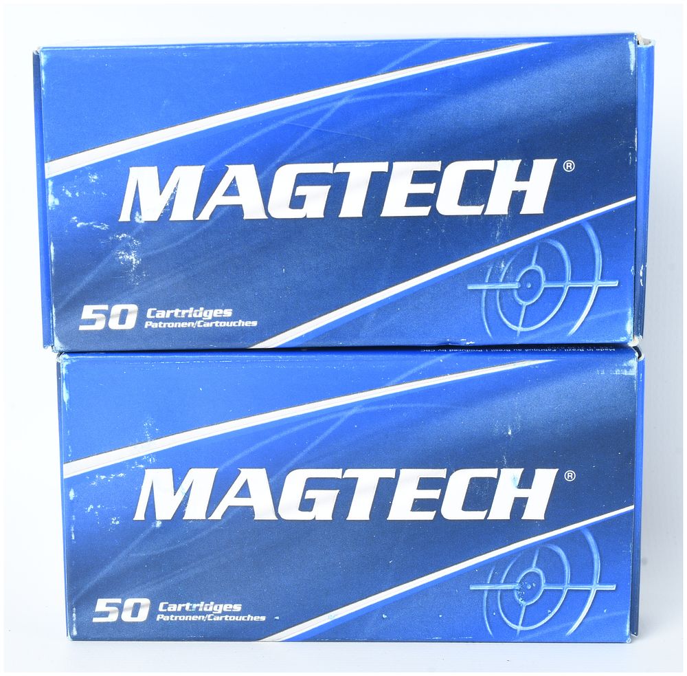 Lot 1174: A Lot of 100 Magtech Sport Ammunition 9mm Luger