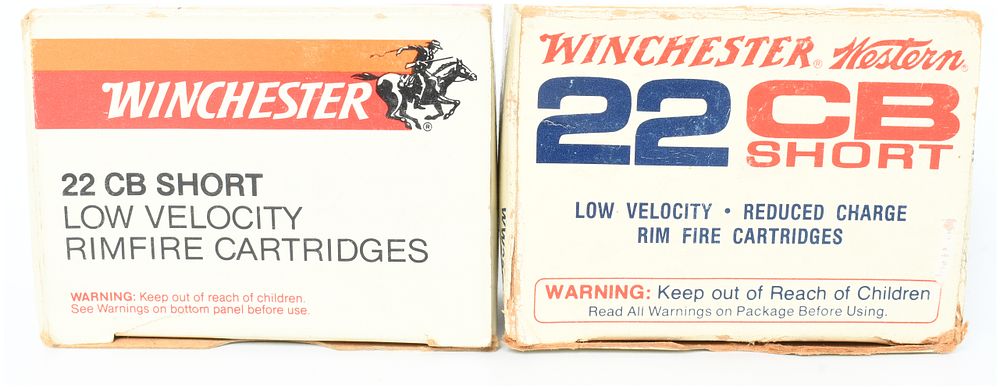 Lot 1207: A Lot of 500 Rounds of Winchester .22 CB Short Rimfire Ammunition