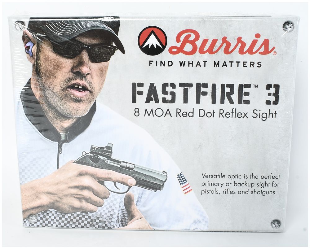 Lot 1217: Burris FastFire 3 8 MOA Red Dot Reflex Sight with Picatinny Mount