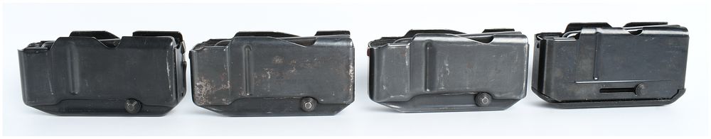 Lot 1223: A Lot of 4 Remington Model 740 742 760 and 7400 Series Detachable Box Magazines in .30-06 and .270 Winchester