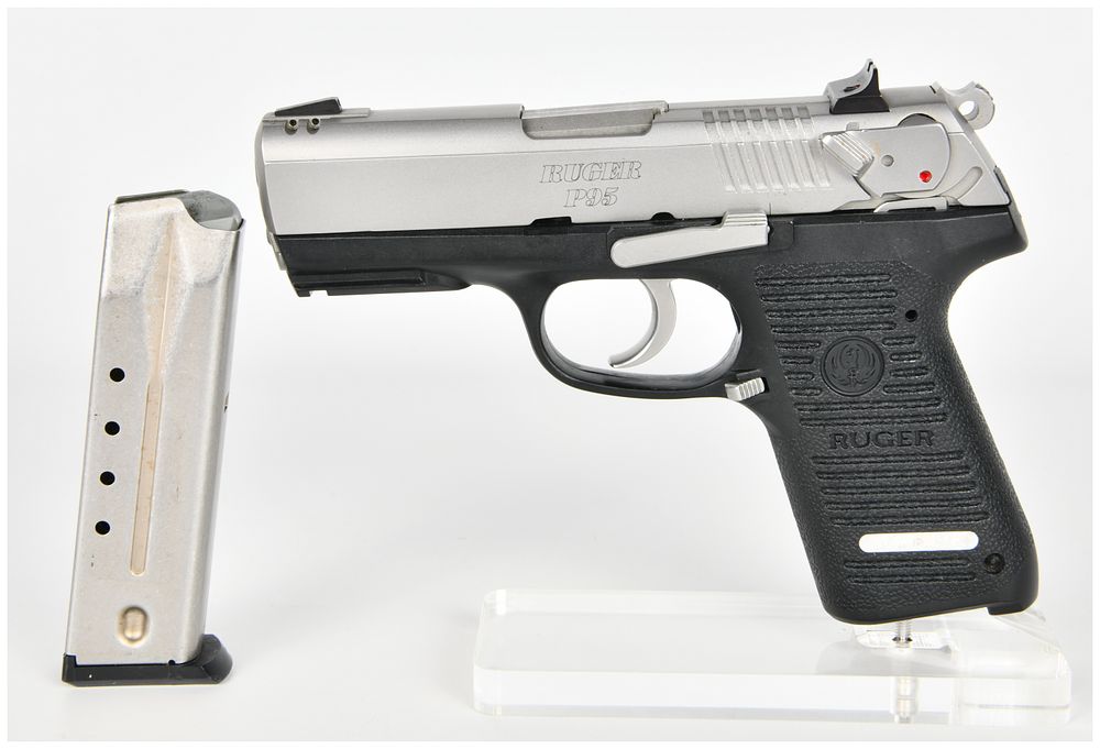 Lot 1227: Ruger P95 Semi-Automatic Pistol 9mm with 3.9 Inch Barrel