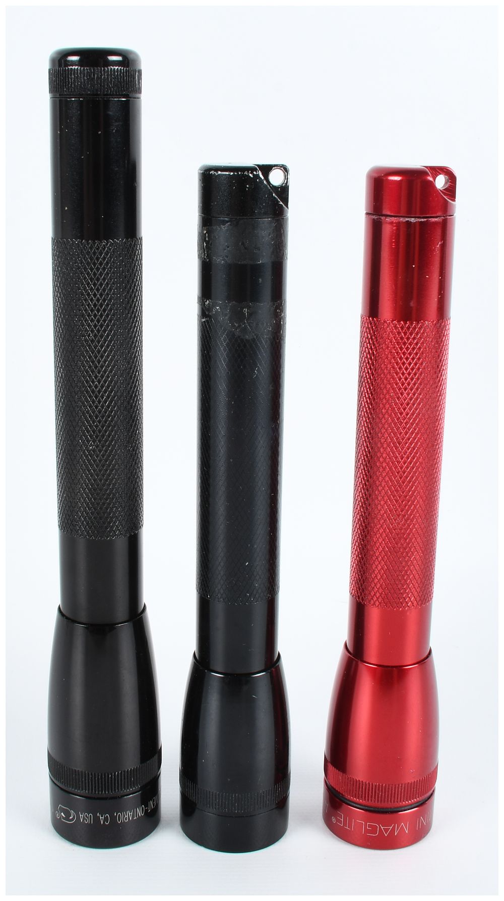 Lot 1238: A Trio of Mini Maglite AA Flashlights