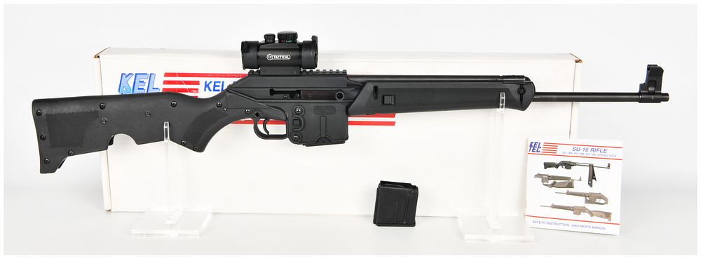 Lot 1248: Kel-Tec SU-16 Semi-Automatic Rifle 5.56mm with 18.5 Inch Barrel