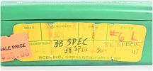 RCBS Part #306 3-Die Set Reloading Dies .38 Special. This RCBS 3-die set is chambered for .38 Image - 1