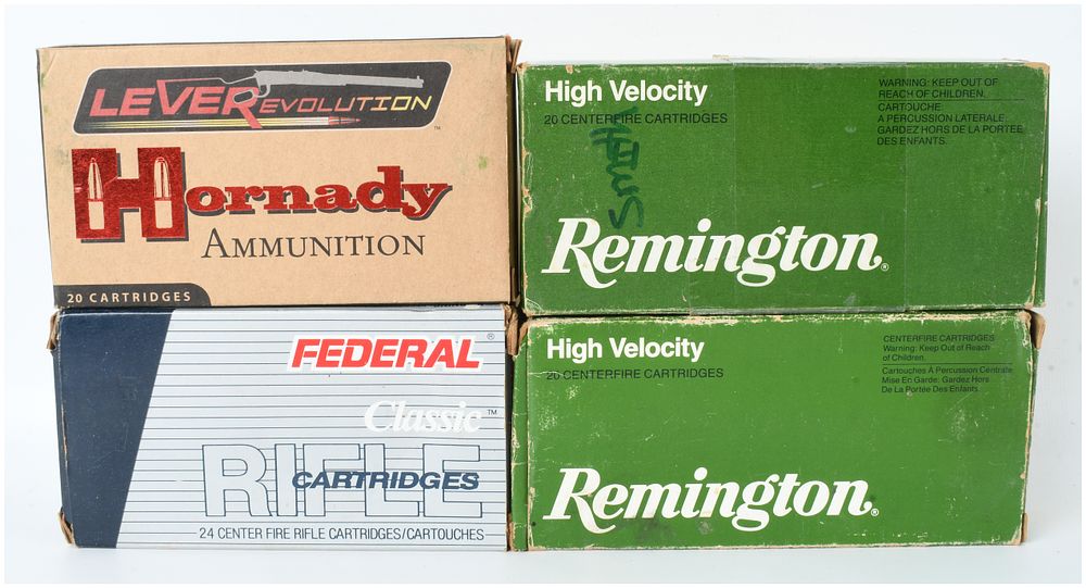 Lot 1369: A Lot of 75 Rounds of .30-30 Winchester Centerfire Rifle Ammunition