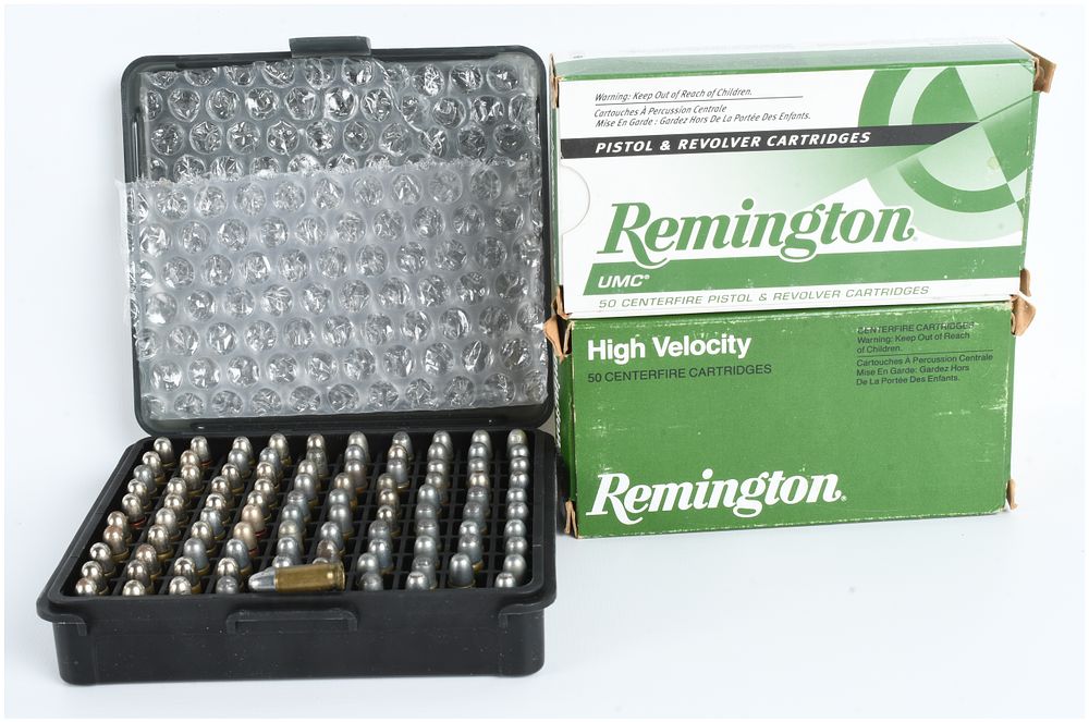 Lot 1375: A Lot of 200 Rounds of Remington 25 Automatic Ammunition