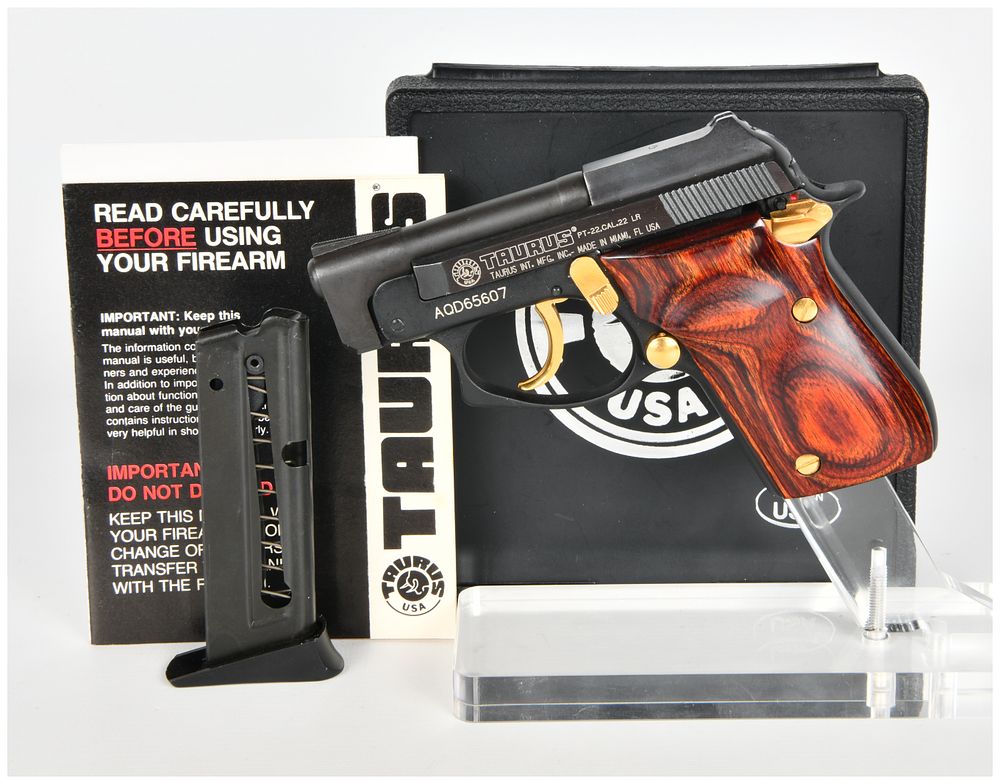 Lot 1383: Taurus PT-22 Semi-Automatic Pistol .22 LR with 2.8 Inch Barrel