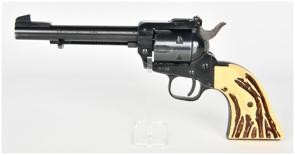 Lot 1389: Herbert Schmidt M-21S Single Action Revolver .22 LR with 5.5 Inch Barrel