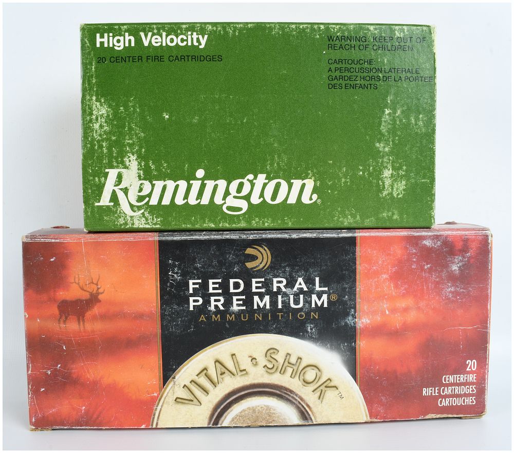 Lot 1429: A Lot of 40 Remington and Federal .338 Winchester Magnum Centerfire Rifle Cartridges