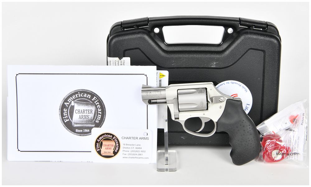 Lot 1455: Charter Arms Undercover Lite Double Action Only Revolver .38 Special with 2 Inch Barrel
