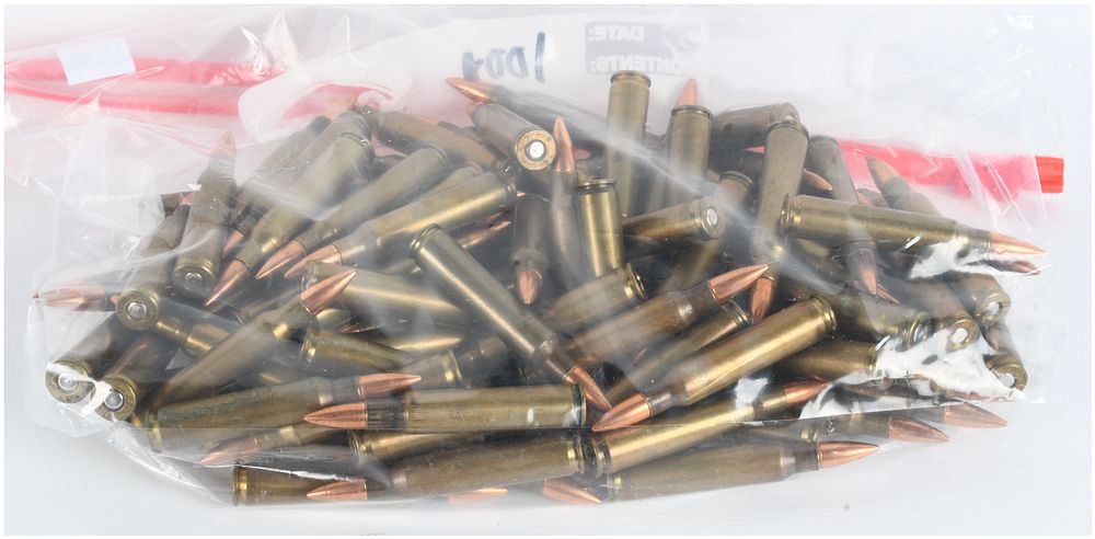 Lot 1459: A Lot of 100 Lake City M855 Ball Ammunition 5.56x45mm NATO 2008
