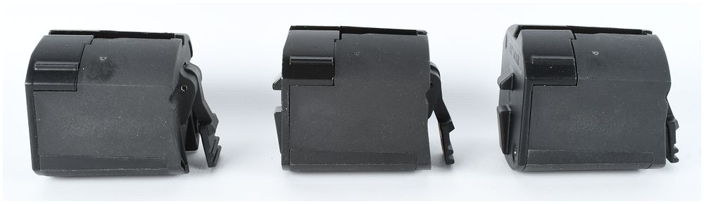Lot 1463: Three Savage Arms A22 and B22 Series Rotary Magazines .22 WMR