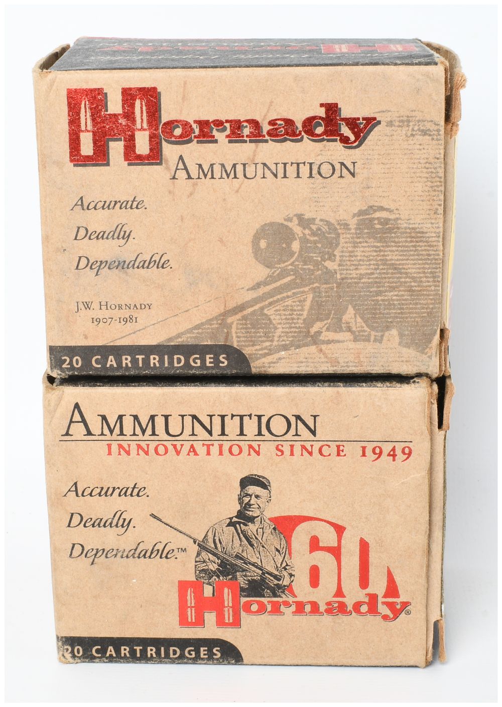 Lot 1495: A Lot of 22 Hornady Custom .500 S&W Magnum Cartridges and 10 Empty Brass Casings