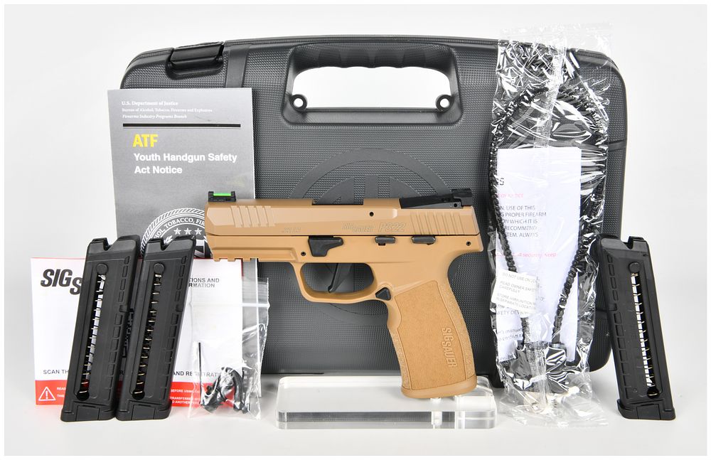 Lot 1515: Sig Sauer P322 Semi-Automatic Pistol .22 LR with 4 Inch Barrel