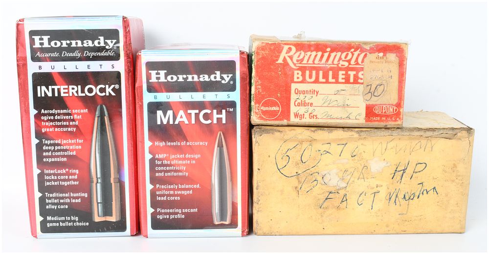 Lot 1516: A Collection of 200 .270 Caliber Reloading Bullets