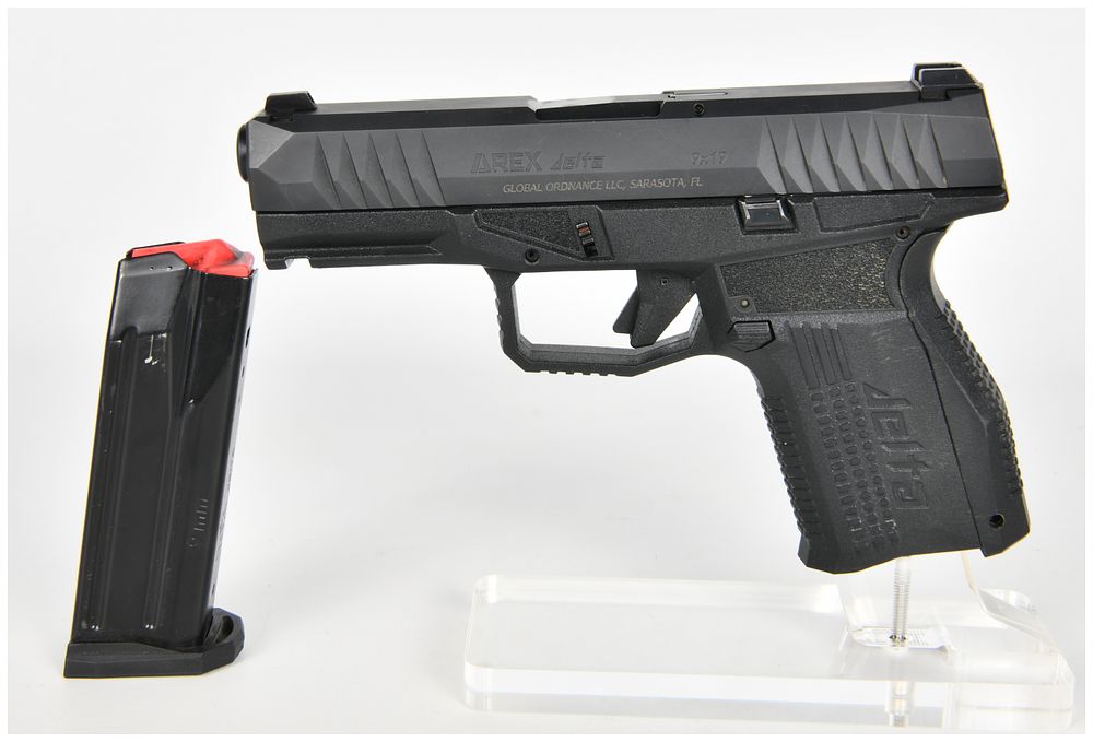 Lot 1599: Arex Delta Semi-Automatic Pistol 9x19mm with 4 Inch Barrel