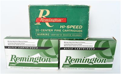 A Lot of 50 Remington Hi-Speed and UMC Centerfire Rifle Ammunition .303 British. This lot 