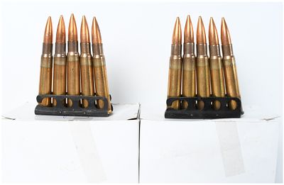 A Lot of 89 Rounds of Hirtenberger Patronenfabrik .303 British Ammunition 1973. This lot 