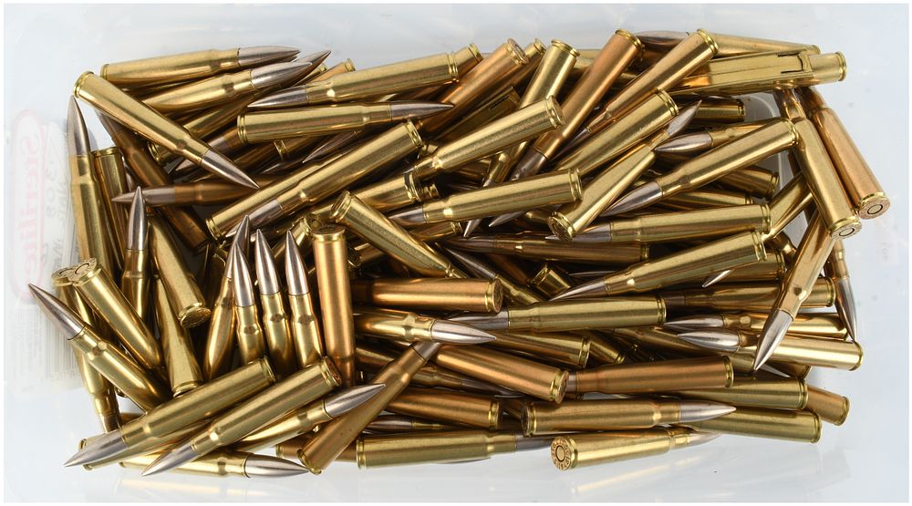 Lot 85: A Lot of 125 Rounds Société Française des Munitions 8mm Mauser Rifle Ammunition 1943